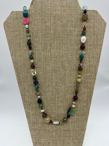 Collar Largo Mix Piedras