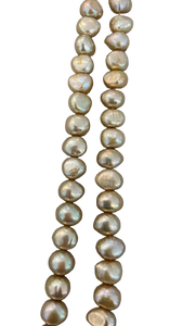 Perla Cultivada Champaña  10 mm