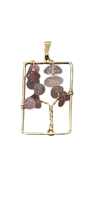 Árbol de la Vida Cuarzo Rosa