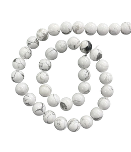 Howlita Blanca 10 mm