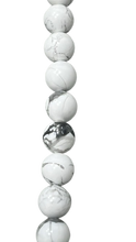 Cargar imagen en el visor de la galería, Howlita Blanca 10 mm
