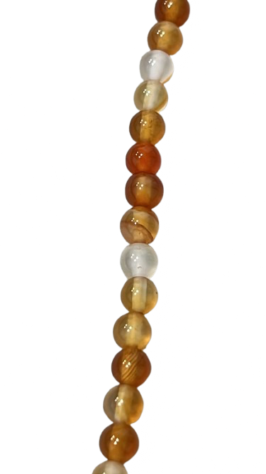 Calcedonia Naranja 4 mm