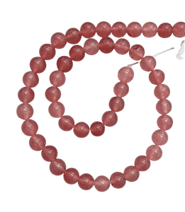 Jade de Malasia Rosa 8 mm