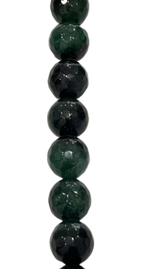 Agatha Verde Facetada 10 mm