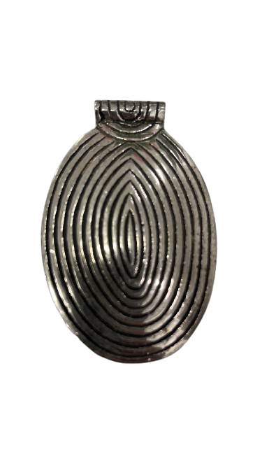 Dije Tibetano Plateado
