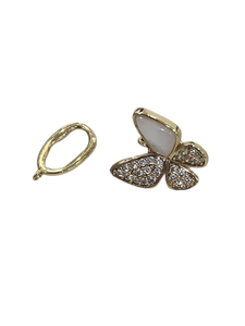 Broche Madre Perla Mariposa