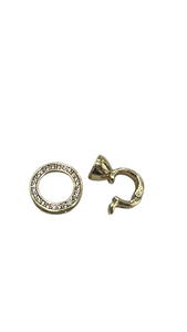 Broche Dorado Pave