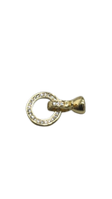 Cargar imagen en el visor de la galería, Broche Dorado Pave
