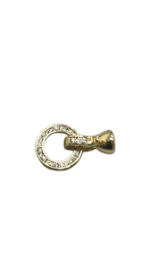 Broche Dorado Pave