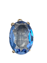 Cargar imagen en el visor de la galería, Óvalo Cristal Azul Claro

